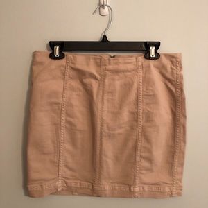 Free People Modern Femme Denim Mini Skirt